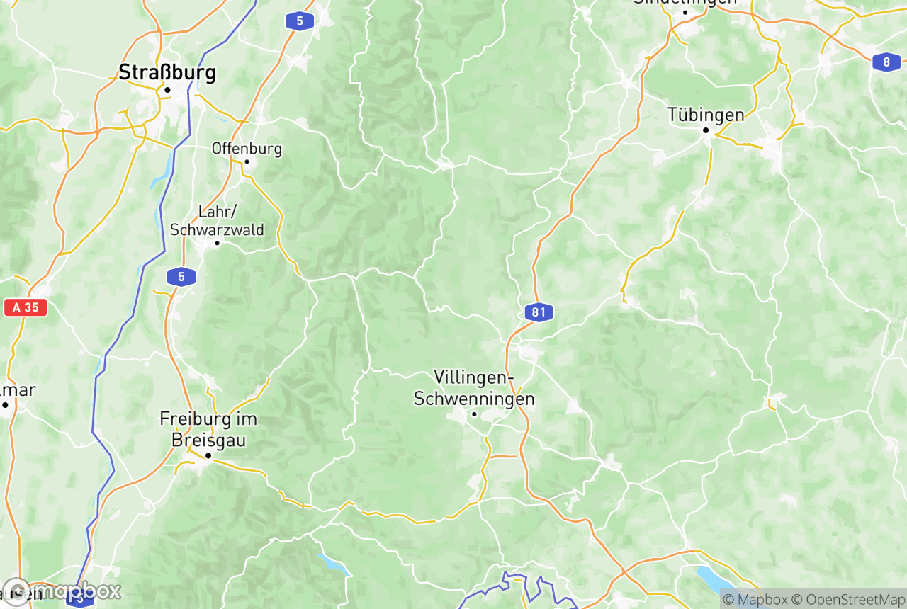 Karte von der Region und Umgebung mit den betreuten Orten