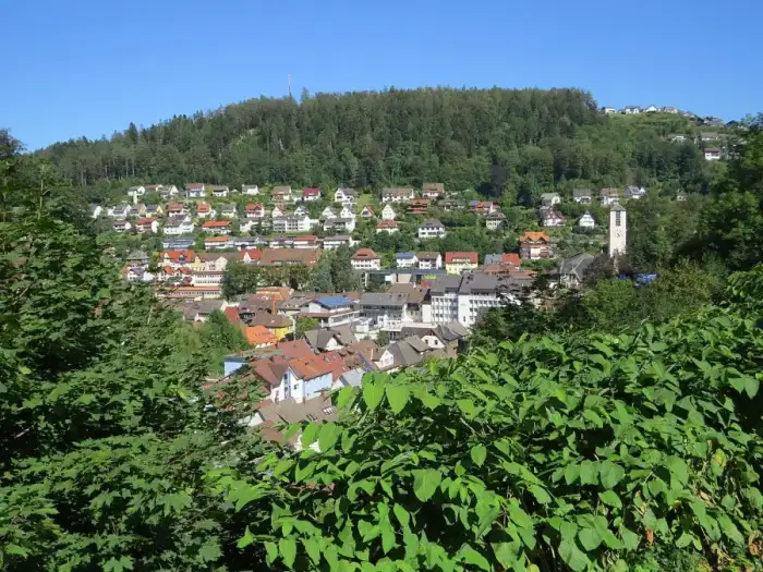 Triberg im Schwarzwald, Ausschnitt